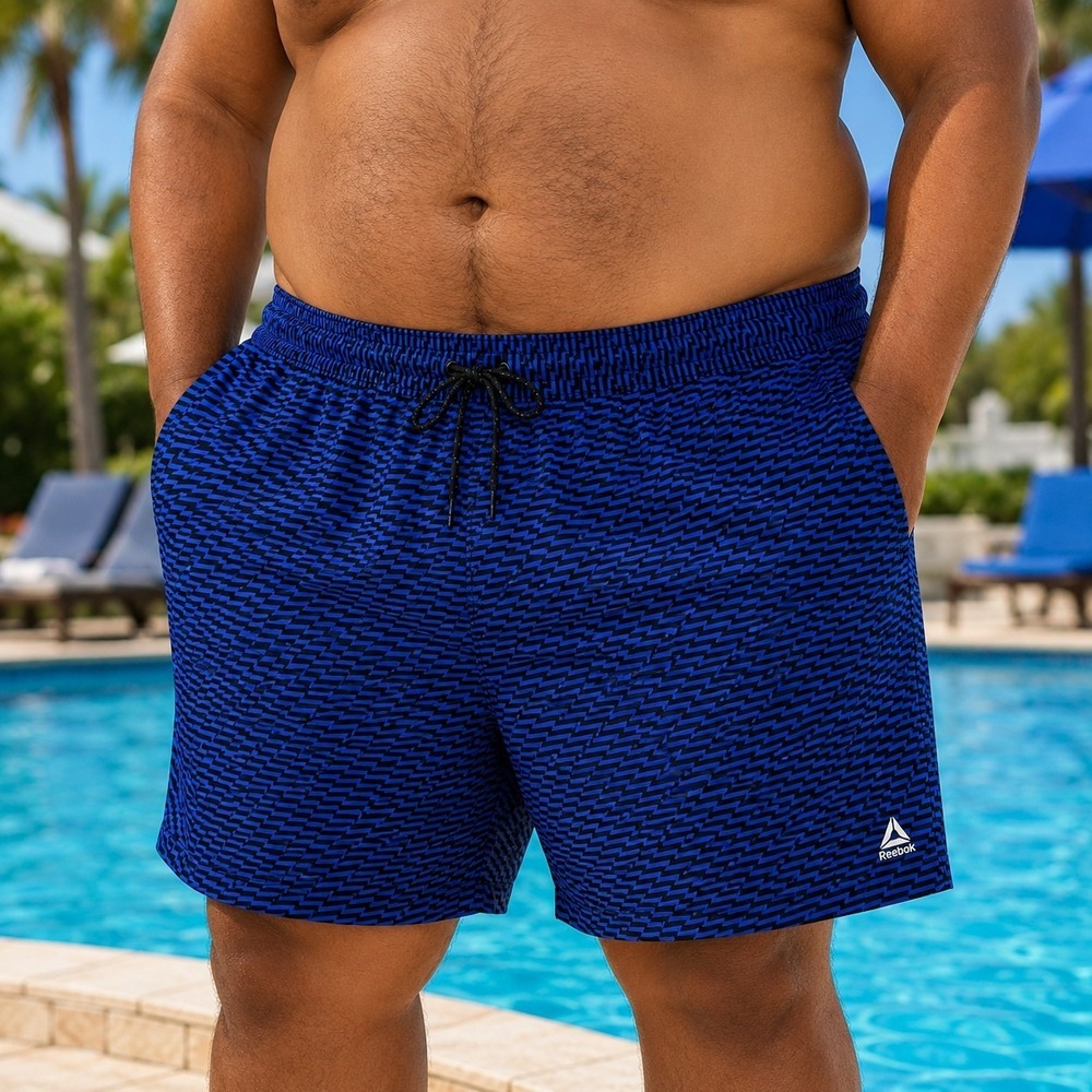 Reebok Men's 3XL Swim Trunks Board Shorts Beach Pool Resort Vacation Tropical